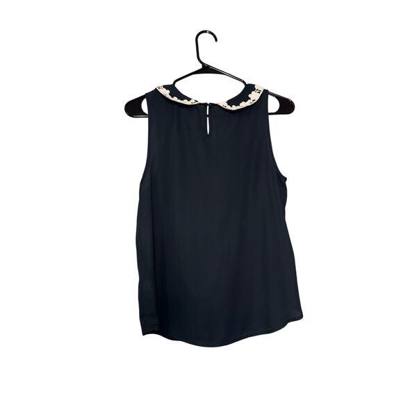 Lauren Conrad Sleeveless Top with Lace and Bow - Picture 2 of 4